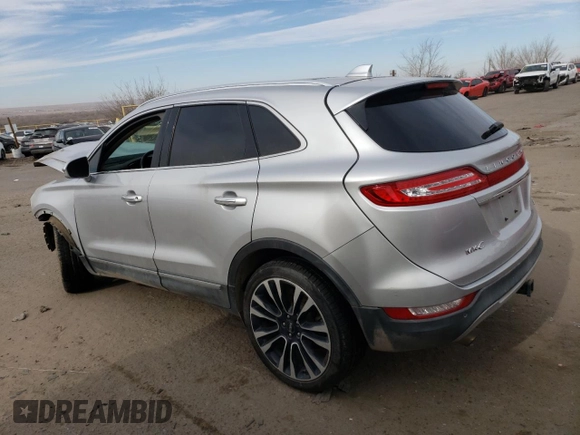 2019 Lincoln MKC Reserve with VIN 5LMTJ3DH1KUL25868, listed as a Copart auction lot 87401644 with Not Provided miles and Salvage Title. Bid and sale history available at DreamBid. Image 2.