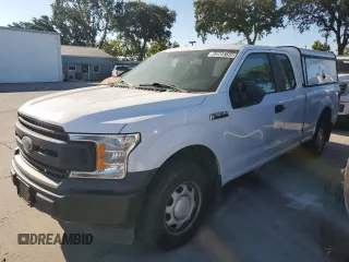 2018 Ford F-150 XL with VIN 1FTEX1CB1JKE82181, listed as a Copart auction lot 63505155 with 132,016 mi miles and Clean title. Bid and sale history available at DreamBid. Image 1.