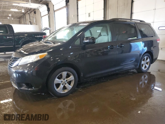 2013 Toyota Sienna LE AAS with VIN 5TDKK3DC7DS280463, listed as a Copart auction lot 61393215 with 195,785 mi miles and Salvage title. Bid and sale history available at DreamBid. Image 1.