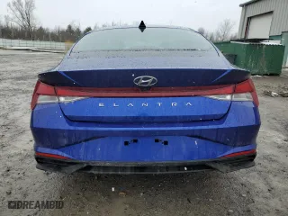 2023 Hyundai Elantra SEL with VIN KMHLS4AG3PU615456, listed as a Copart auction lot 53288145 with 60,185 mi miles and Salvage Title. Bid and sale history available at carsss.com. Image 6.