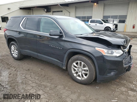 2020 Chevrolet Traverse LS with VIN 1GNEVFKW0LJ157691, listed as a Copart auction lot 52372065 with 159,689 mi miles and Salvage title. Bid and sale history available at DreamBid. Image 4.