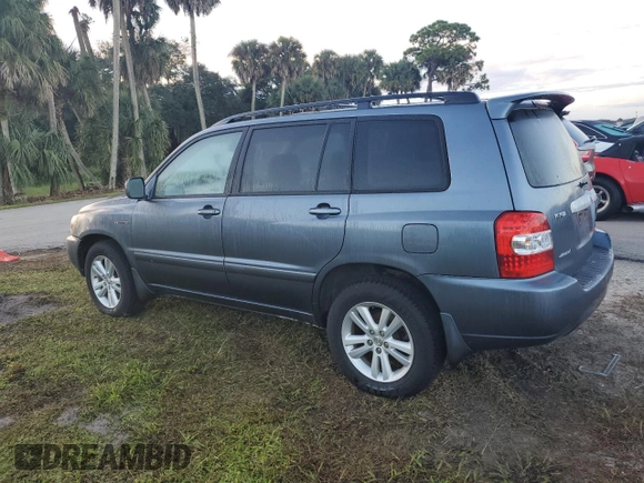 2006 Toyota Highlander Hybrid with VIN JTEEW21A560007876, listed as a Copart auction lot 74311214 with 225,306 mi miles and Salvage Title. Bid and sale history available at carsss.com. Image 2.