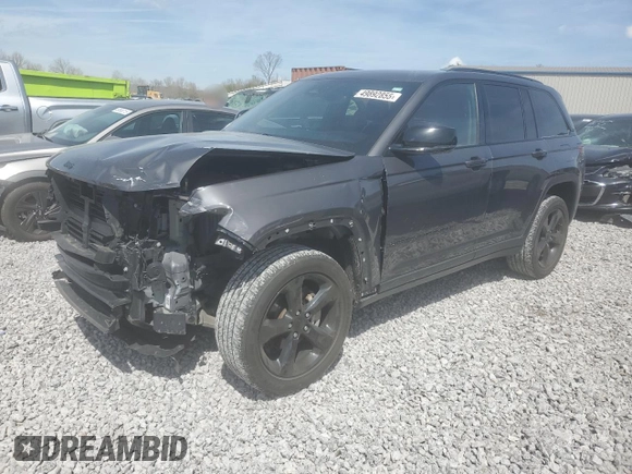 2022 Jeep Grand Cherokee Laredo z VIN 1C4RJHAG2N8615818, wystawiony jako Copart lot #49892855 z przebiegiem 30 711 mil mil oraz Szkoda całkowita • Salvage title. Historia ofert i sprzedaży dostępna na DreamBid. Obrazek 1.