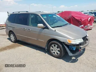 2004 Honda Odyssey EX-L with VIN 5FNRL18984B008748, listed as a IAAI auction lot 42667445 with 186,922 mi miles and . Bid and sale history available at DreamBid. Image 1.