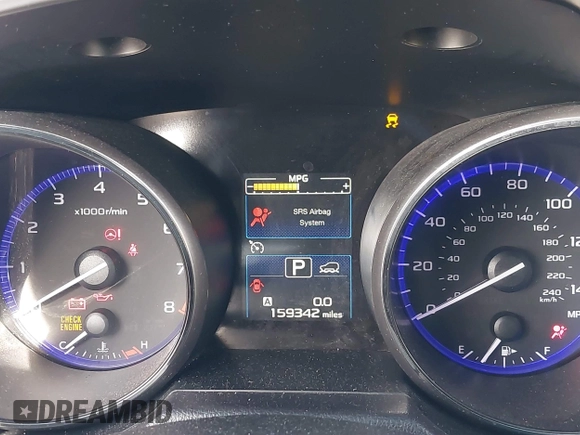 2017 Subaru Outback Premium with VIN 4S4BSACCXH3394028, listed as a IAAI auction lot 41548570 with 159,342 mi miles and . Bid and sale history available at DreamBid. Image 7.