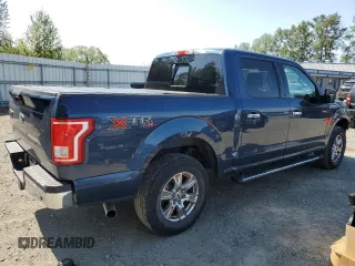 2015 Ford F-150 XLT with VIN 1FTEW1EP7FKE12574, listed as a Copart auction lot 59519985 with 133,337 mi miles and Salvage title. Bid and sale history available at DreamBid. Image 3.
