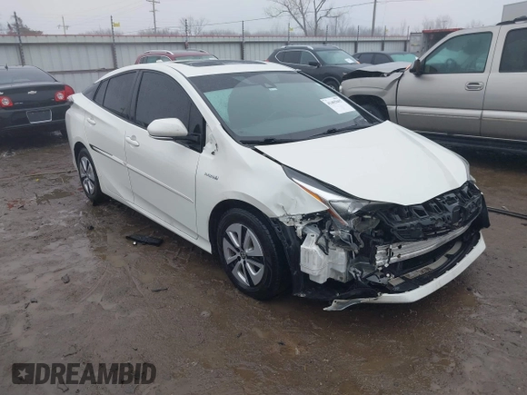 2018 Toyota Prius Two with VIN JTDKARFU1J3547489, listed as a IAAI auction lot 41405605 with 146,971 mi miles. Bid and sale history available at carsss.com. Image 1.