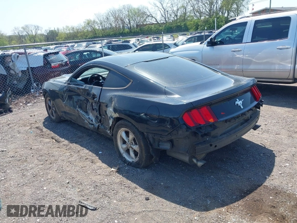 2017 Ford Mustang V6 with VIN 1FA6P8AM8H5342693, listed as a IAAI auction lot 41985156 with 110,733 mi miles and . Bid and sale history available at carsss.com. Image 3.