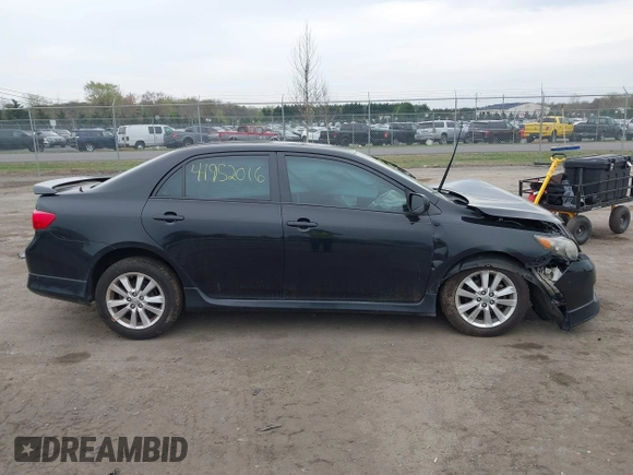 2009 Toyota Corolla with VIN 2T1BU40E89C157455, listed as a IAAI auction lot 41952016 with 211,792 mi miles. Bid and sale history available at carsss.com. Image 13.