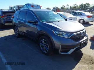 2021 Honda CR-V EX with VIN 2HKRW1H57MH424926, listed as a IAAI auction lot 41152874 with 11,578 mi miles. Bid and sale history available at carsss.com. Image 1.