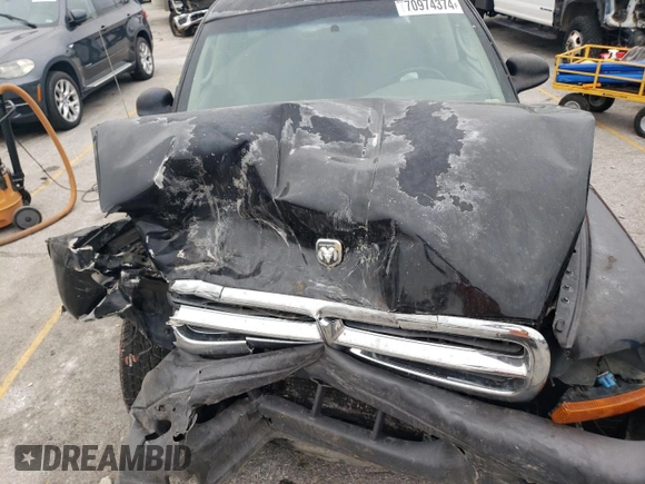 2004 Dodge Dakota Sport with VIN 1D7HL38K04S553703, listed as a Copart auction lot 70974374 with 0 mi miles and Salvage Title. Bid and sale history available at carsss.com. Image 11.