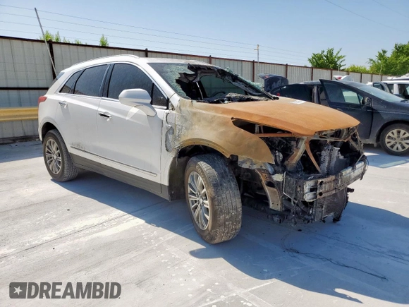 2017 Cadillac XT5 Luxury FWD with VIN 1GYKNBRS9HZ267858, listed as a Copart auction lot 58360695 with Not provided miles and Clean title. Bid and sale history available at DreamBid. Image 4.