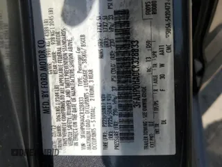 2012 Ford Fusion SE z VIN 3FAHP0HA0CR328833, wystawiony jako Copart lot #57631955 z przebiegiem 94 613 mil mil oraz Szkoda całkowita • Salvage title. Historia ofert i sprzedaży dostępna na DreamBid. Obrazek 12.
