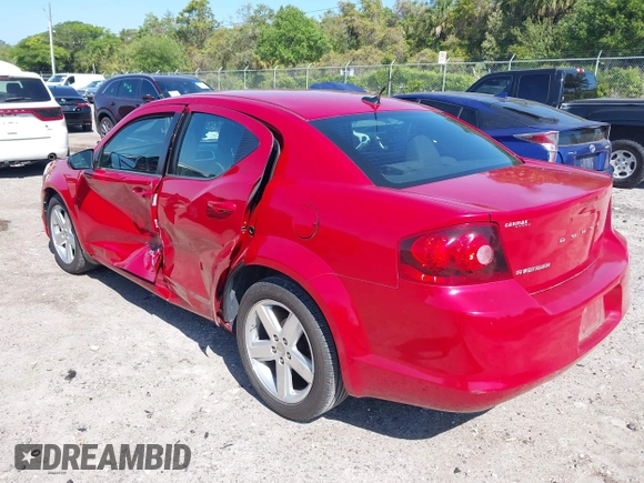 2013 Dodge Avenger SE with VIN 1C3CDZAB6DN626235, listed as a IAAI auction lot 42009562 with 160,910 mi miles and . Bid and sale history available at DreamBid. Image 3.