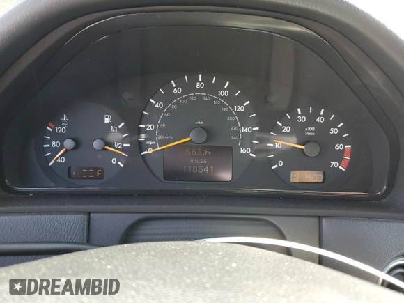 2001 Mercedes-Benz E-Class with VIN WDBJF65J21B365890, listed as a Copart auction lot 50519975 with 110,541 mi miles and Salvage Title. Bid and sale history available at carsss.com. Image 9.
