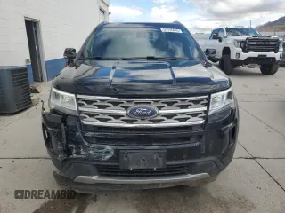 2018 Ford Explorer XLT with VIN 1FM5K8D84JGB94843, listed as a Copart auction lot 55755645 with 104,709 mi miles and Salvage title. Bid and sale history available at DreamBid. Image 5.
