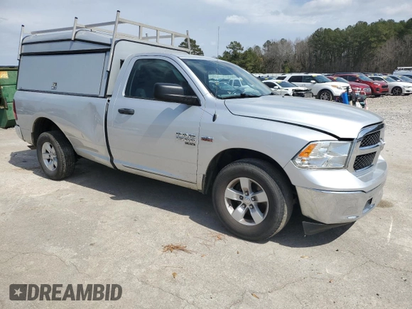 2019 Ram 1500 Classic Tradesman with VIN 3C6JR6DT8KG510586, listed as a Copart auction lot 48073135 with 106,026 mi miles and Salvage Title. Bid and sale history available at carsss.com. Image 4.