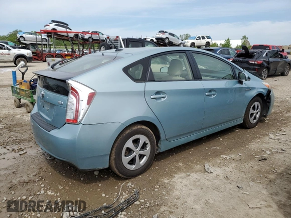 2013 Toyota Prius One z VIN JTDKN3DU2D1669993, wystawiony jako Copart lot #58293375 z przebiegiem 96 515 mil mil oraz Czysty tytuł • Clean title. Historia ofert i sprzedaży dostępna na DreamBid. Obrazek 3.