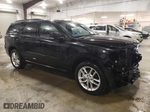 2024 Dodge Durango GT Plus with VIN 1C4RDJDG5RC237801, listed as a Copart auction lot 62421145 with 30,711 mi miles and Clean title. Bid and sale history available at DreamBid. Image 4.