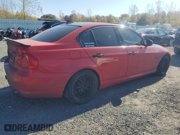 2009 BMW 3 Series 335i with VIN WBAPM73519E191296, listed as a Copart auction lot 76660204 with 145,894 mi miles and Salvage title. Bid and sale history available at DreamBid. Image 3.