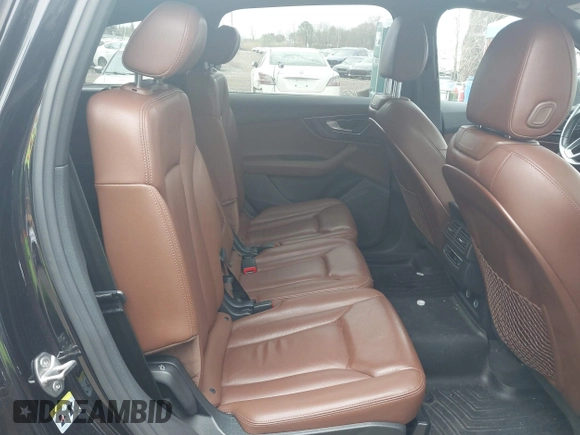2019 Audi Q7 Premium with VIN WA1AAAF74KD002299, listed as a IAAI auction lot 42066717 with 91,898 mi miles and . Bid and sale history available at DreamBid. Image 8.