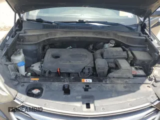 2017 Hyundai Santa Fe 2.4L with VIN 5XYZU3LB4HG421235, listed as a Copart auction lot 62025245 with 103,024 mi miles and Clean title. Bid and sale history available at DreamBid. Image 12.