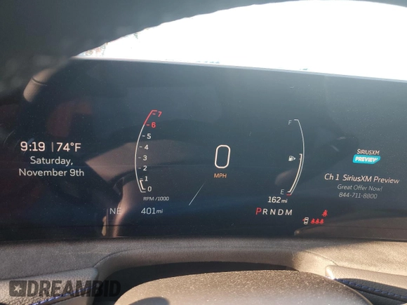 2024 Cadillac XT4 FWD Sport with VIN 1GYFZER49RF240140, listed as a Copart auction lot 78022704 with 401 mi miles and Salvage title. Bid and sale history available at DreamBid. Image 9.