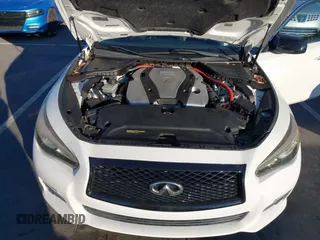 2014 Infiniti Q50 Hybrid Sport with VIN JN1AV7AP5EM690406, listed as a IAAI auction lot 41306387 with 143,309 mi miles and . Bid and sale history available at DreamBid. Image 10.