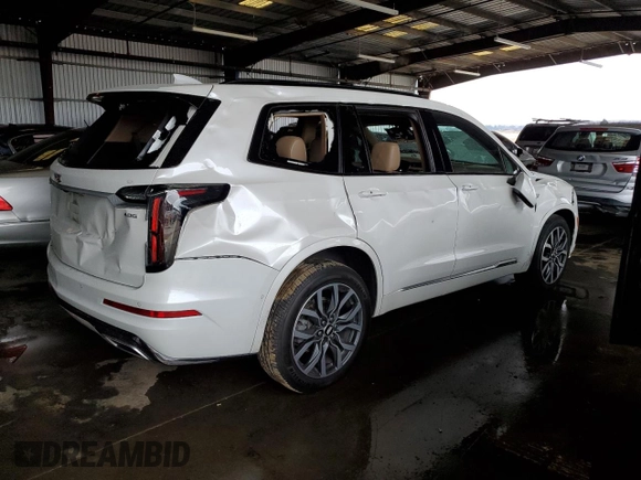 2021 Cadillac XT6 AWD Sport z VIN 1GYKPHRSXMZ195978, wystawiony jako Copart lot #80886314 z przebiegiem Nie podano mil oraz Szkoda całkowita • Salvage title. Historia ofert i sprzedaży dostępna na DreamBid. Obrazek 3.