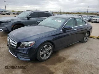 2018 Mercedes-Benz E 300 with VIN WDDZF4JB8JA385239, listed as a Copart auction lot 55449295 with 34,533 mi miles and Salvage title. Bid and sale history available at DreamBid. Image 1.