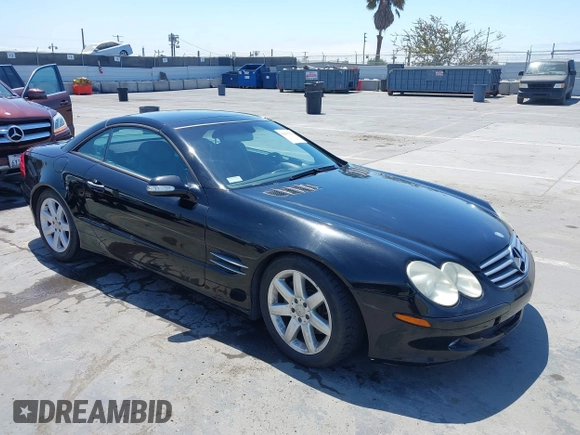 2003 Mercedes-Benz SL 500 with VIN WDBSK75F23F015866, listed as a IAAI auction lot 42415510 with 141,049 mi miles and . Bid and sale history available at DreamBid. Image 1.