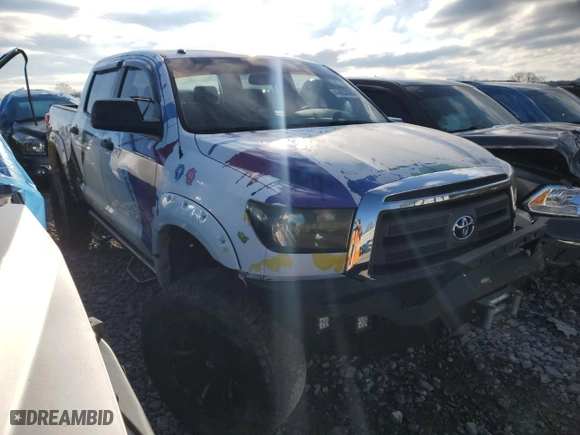 2011 Toyota Tundra 4WD Truck with VIN 5TFDW5F13BX191548, listed as a Copart auction lot 44653865 with 193,260 mi miles and Salvage Title. Bid and sale history available at carsss.com. Image 4.