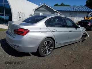 2018 BMW 3 Series 330i xDrive with VIN WBA8D9G50JNU67630, listed as a Copart auction lot 57558615 with 73,784 mi miles and Salvage title. Bid and sale history available at DreamBid. Image 3.