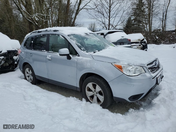 2015 Subaru Forester 2.5i Premium with VIN JF2SJAGCXFH805186, listed as a Copart auction lot 82694954 with 56,820 mi miles and Salvage Title. Bid and sale history available at carsss.com. Image 4.