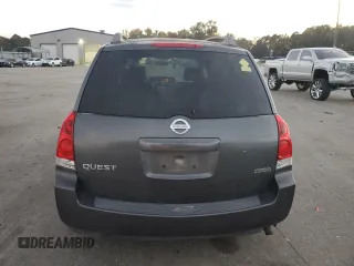 2006 Nissan Quest S Special Edition with VIN 5N1BV28U96N123803, listed as a Copart auction lot 80056554 with 126,667 mi miles and Salvage Title. Bid and sale history available at carsss.com. Image 6.