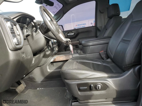 2020 GMC Sierra 1500 Denali with VIN 1GTU9FEL6LZ119443, listed as a Copart auction lot 82270454 with 55,124 mi miles and Salvage Title. Bid and sale history available at carsss.com. Image 7.