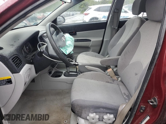 2007 Hyundai Accent GLS с VIN KMHCN46C27U165618, выставлен на аукционе Copart как лот 57366425 с пробегом 88 971 миль миль и Списание • Salvage title. История ставок и продаж доступна на DreamBid. Изображение 7.