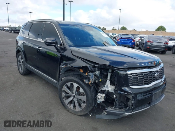 2021 Kia Telluride S with VIN 5XYP64HC1MG101003, listed as a IAAI auction lot 42248616 with 146,960 mi miles and . Bid and sale history available at DreamBid. Image 1.