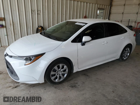 2022 Toyota Corolla LE with VIN 5YFEPMAE1NP390199, listed as a Copart auction lot 47470725 with 24,746 mi miles and Clean Title. Bid and sale history available at carsss.com. Image 1.