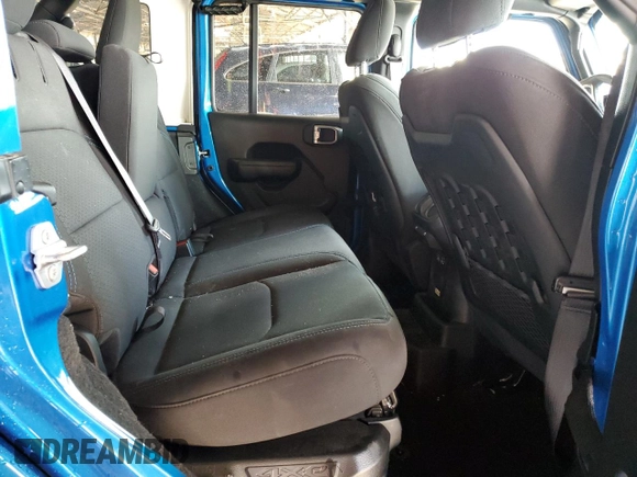 2023 Jeep Wrangler Rubicon with VIN 1C4JJXR6XPW541520, listed as a Copart auction lot 48265415 with 37,987 mi miles and Salvage title. Bid and sale history available at DreamBid. Image 10.
