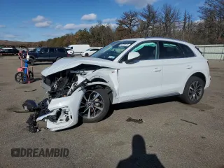 2023 Audi Q5 S line Premium Plus with VIN WA1EAAFY7P2002410, listed as a Copart auction lot 44522615 with 18,176 mi miles and Salvage Title. Bid and sale history available at carsss.com. Image 1.