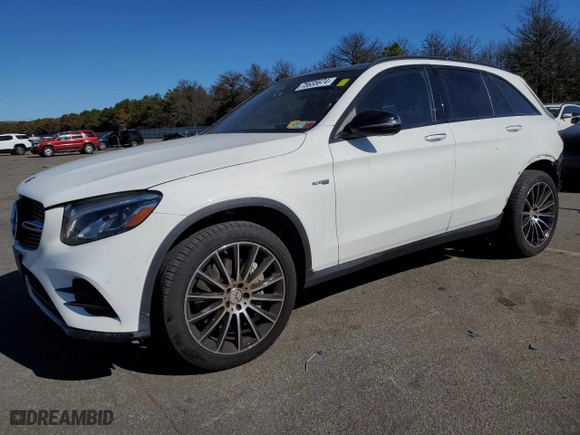 2018 Mercedes-Benz GLC with VIN WDC0G6EBXJV024930, listed as a Copart auction lot 75635674 with 98,407 mi miles and Salvage Title. Bid and sale history available at carsss.com. Image 1.