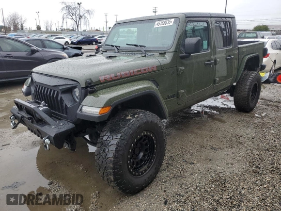 2022 Jeep Gladiator Willys z VIN 1C6HJTAG3NL170069, wystawiony jako Copart lot #45163635 z przebiegiem 30 521 mil mil oraz Szkoda całkowita • Salvage title. Historia ofert i sprzedaży dostępna na DreamBid. Obrazek 1.