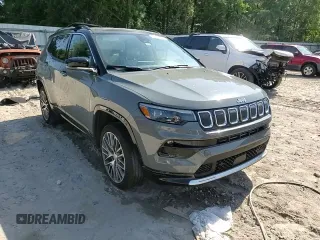 2022 Jeep Compass High Altitude with VIN 3C4NJDCB6NT115980, listed as a Copart auction lot 54255395 with 31,154 mi miles and Salvage Title. Bid and sale history available at DreamBid. Image 14.