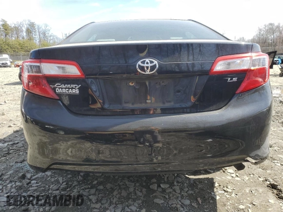 2013 Toyota Camry L with VIN 4T1BF1FK9DU206434, listed as a Copart auction lot 48357575 with 104,836 mi miles and Salvage Title. Bid and sale history available at DreamBid. Image 6.