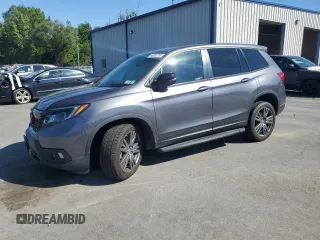 2021 Honda Passport EX-L with VIN 5FNYF8H53MB022601, listed as a Copart auction lot 65082755 with 36,254 mi miles and Salvage title. Bid and sale history available at DreamBid. Image 1.