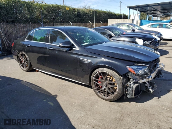 2020 Mercedes-Benz E-Class AMG E 63 S with VIN WDDZF8KB8LA717950, listed as a Copart auction lot 44249075 with 27,991 mi miles and Salvage Title. Bid and sale history available at carsss.com. Image 4.