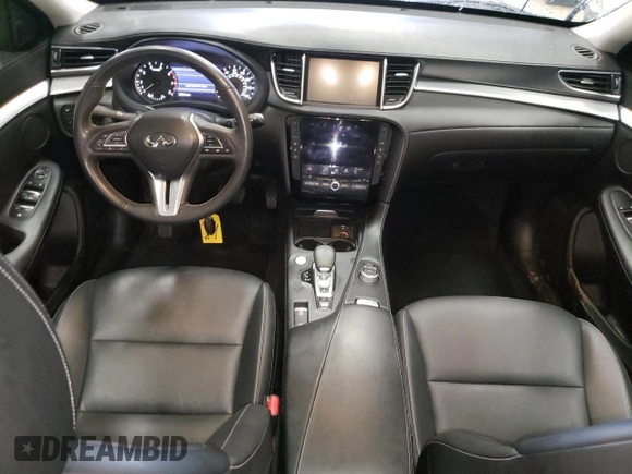 2019 Infiniti QX50 LUXE with VIN 3PCAJ5M33KF122889, listed as a Copart auction lot 50081743 with 36,501 mi miles. Bid and sale history available at carsss.com. Image 8.
