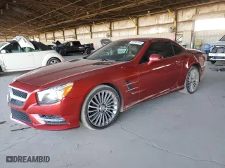 2015 Mercedes-Benz SL-Class SL 550 with VIN WDDJK7DAXFF034551, listed as a Copart auction lot 87262454 with 31,926 mi miles and Salvage Title. Bid and sale history available at carsss.com. Image 1.