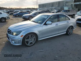2009 Mercedes-Benz C 63 AMG with VIN WDDGF77X59F241951, listed as a Copart auction lot 78033634 with 52,467 mi miles and Salvage Title. Bid and sale history available at DreamBid. Image 1.